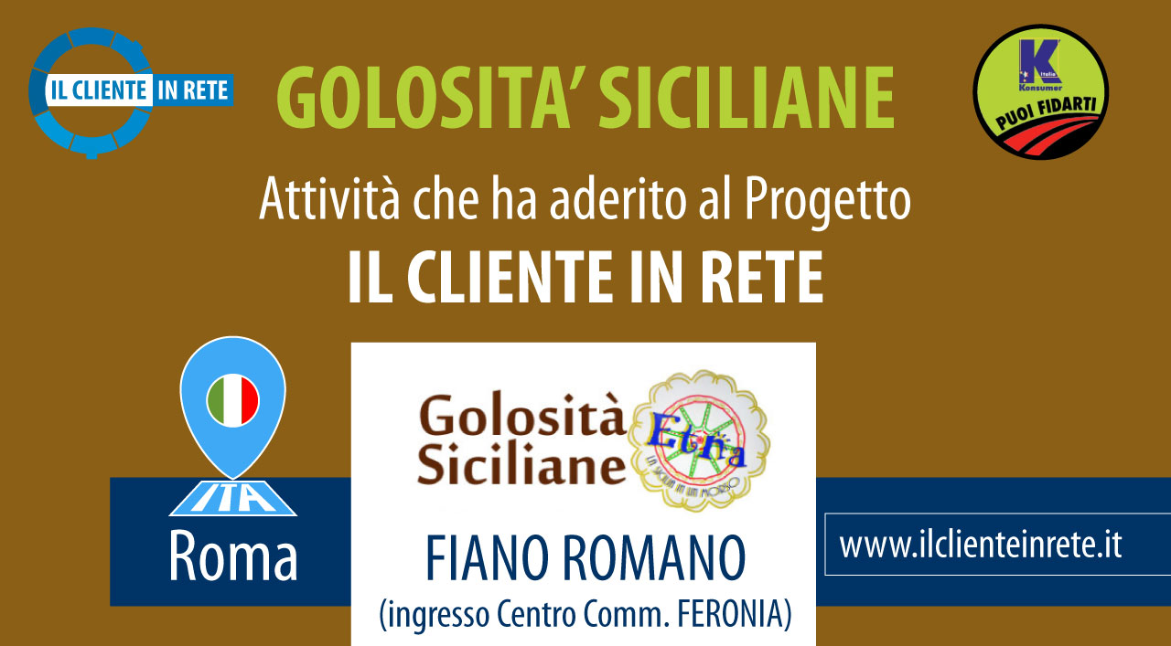 Bar e Street Food Golosità Siciliane a Fiano Romano Ingresso Centro Commerciale FERONIA Bar e Street Food Golosità Siciliane a Fiano Romano Ingresso Centro Commerciale FERONIA